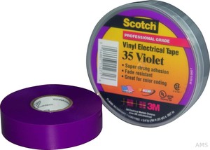 3M PVC Elektro-Isolierband 19 mm x20 m, violett BAND 35 19x20 vio