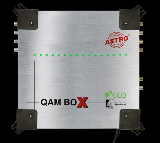 Astro Kompaktkopfstelle +Encoder 16xDVB-S2/QAM QAM BOX eco AACFM