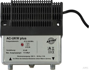 Astro Verstärker 87,5-108MHz AC UKW Plus