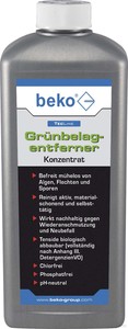 Beko TecLine Grünbelagentferner Konzentrat 1l 299121000 (1 Pack)