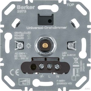 Berker Universal-Drehdimmer R L C LED Lichtsteuerung