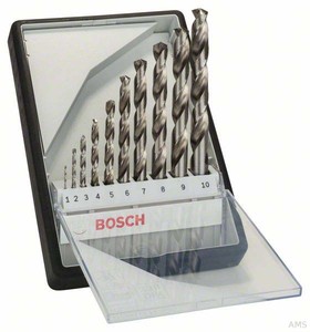 Bosch Metallbohrer-Set 10-tlg. Robustline HSS-G 2 607 010 535