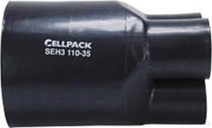Cellpack Schrumpf-Aufteilkappe f.4x35-150qmm SEH4 60-25 sw