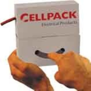 Cellpack Schrumpfschlauch in Abrollbox 8m SB 12.7-6.4 sw