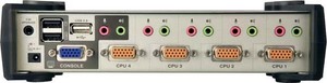 EFB-Elektronik KVM Switch USB-Audio 4Port CS-1734B