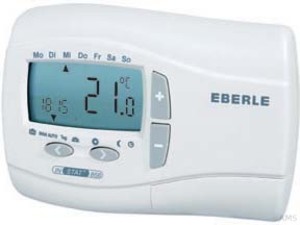 Eberle Controls Uhrenthermostat Funksender mit Uhr INSTAT + 868