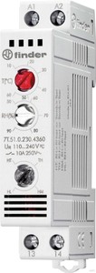 Finder Multi-Thermo-/Hygrostat 1S 10A 110-230VAC 7T.51.0.230.4360