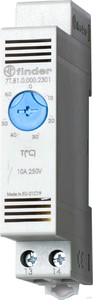 Finder Schaltschrank-Thermostat 1S, 10A 7T.81.0.000.2301