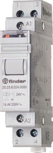 Finder Stromstoßschal.f.DIN-Schie 1S/1Ö 20A 230VAC 20.23.8.230.4000