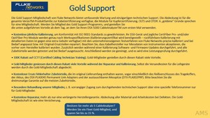 Fluke Gold Support 1 Jahr GLD-OFP-100-Q für OFP-100-Q