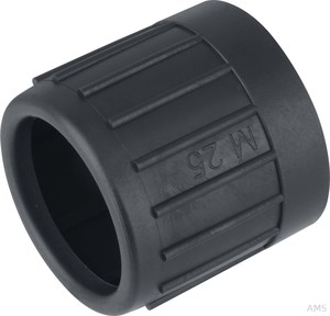 Fränkische Kunststoff-Endtuelle E-Ku-E 16 schwarz UV-bestaendig (100 Stück)