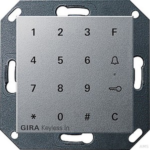 Gira Keyless In-Codetastatur 260526 System 55 alu