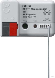 Gira Medienkoppler RF/TP RF Repeater KNX