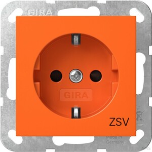 Gira SCHUKO-Steckd. SH ZSV Orange 4453109