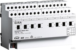 Gira Schaltaktor 8fach 16A REG 100600