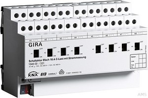 Gira Schaltaktor 8fach REG KNX/EIB 16A C-Last 104600