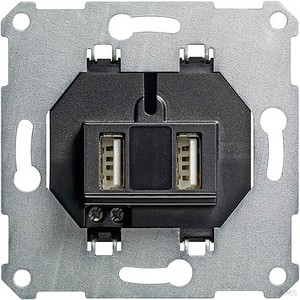 Gira USB Spannungsvers. 2fach Einsatz 235900
