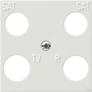 Gira Zentralplatte Hirschm. rws RF/TV+2xSat,S-Color 025840