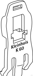 HKL Halteklammer Kanal-System HKL K60