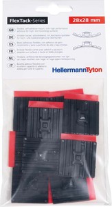 HellermannTyton Klebesockel flexibel schwarz (10 Stück) FMB4APT-I PA66HS(10) (10 Stück)