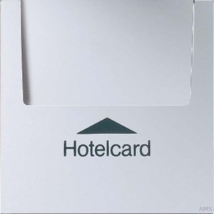Jung Hotelcard-Schalter alu ohne Taster-Einsatz AL 2990 CARD
