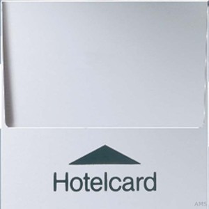 Jung Hotelcard-Schalter alu ohne Taster-Einsatz A 590 CARD AL