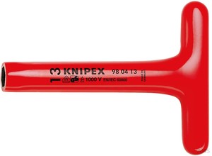Knipex-Werk Steckschlüssel mit T-Griff, 200mm 98 04 19