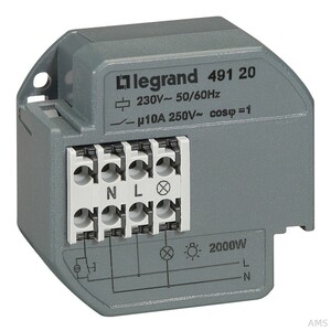 Legrand Bticino Fernschalter 049120 UP 1P elektronisch Lexic
