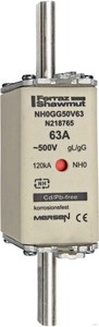 Mersen NH-ZERO-Sicherungseinsatz Gr.0, 63A AC500V NH0GG50V63