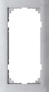 Merten Decor-Rahmen 2-fach aluminium MEG4025-3660