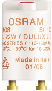 Osram Starter f.Reihenschaltung 18-22W 230V ST 172 25er