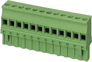 Phoenix Contact Leiterplattensteckverbinder MVSTBR 2,5/ 2-ST-5,08 12A 2polig grün