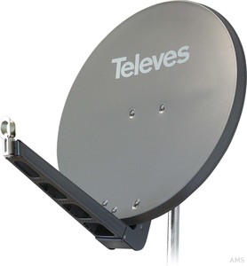 Preisner Televes QSD-Line Offset Reflektor 75x85cm Ral7011 S75QSD-G