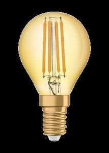 Radium LED-Tropfenlampe E14 gold RL-D22824CE14FILGold
