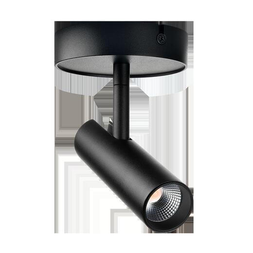 SG-Leuchten LED-Deckenleuchte Tube Micro S schwarz 370lm 3000K Ra98