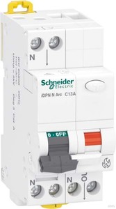 Schneider Electric Brandschutzschalter 1P+N, 13A, C A9FDB613
