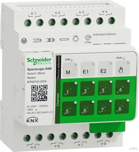 Schneider Electric Jalousie-Schalter SpaceLogic KNX Master 8-fach