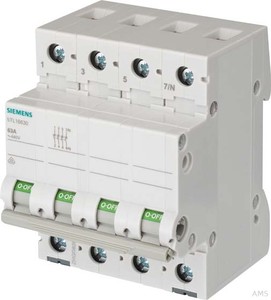 Siemens Ausschalter 63A,3pol.+N 5TL1663-0