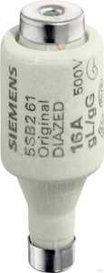 Siemens DIAZED-Sicherungseinsatz 5SB2711 500V GL/GG Gr. DII E27 20A