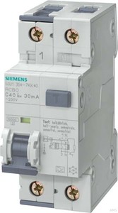 Siemens FI/LS-Schutzeinrichtung B,10A,1+N,30mA,10kA 5SU1354-6KK10