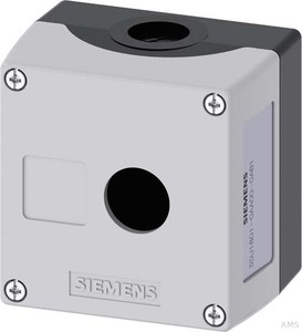 Siemens Gehäuse für Befehlsgeräte 22mm, rund 3SU1801-0AA00-0AB1