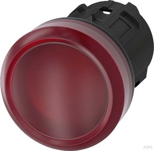 Siemens Leuchtmelder 22mm, rund, rot 3SU1001-6AA20-0AA0