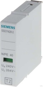 Siemens STECKTEIL T2, N-PE, UC 264V a.c., In 40kA 5SD7428-2