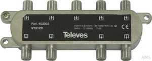 Televes Verteiler 8f. 12dB, 5-1218MHz VT812D