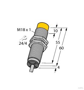 Turck Induktiver Sensor NI8-M18-LIU