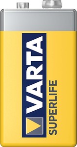 Varta Batterie 9V/6F22 Superlife 9V 2022 Fol.1 (12 )