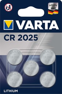 Varta Batterie Electronics 3,0V/160mAh/Lithium CR 2025 Bli.5