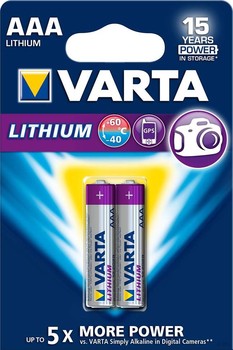 Varta Professional Lithium-Batt. AAA,2er-Blister Lithium AAA Bli.2