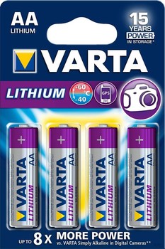 Varta Professional Lithium-Batt. AA,4er-Blister Lithium AA Bli.4