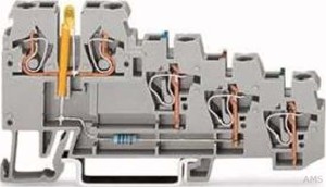 WAGO 4-Leiter-Initiatoren-LED Klemme, 0,08-2,5mm² 270-570/281-507 (50 Stück)